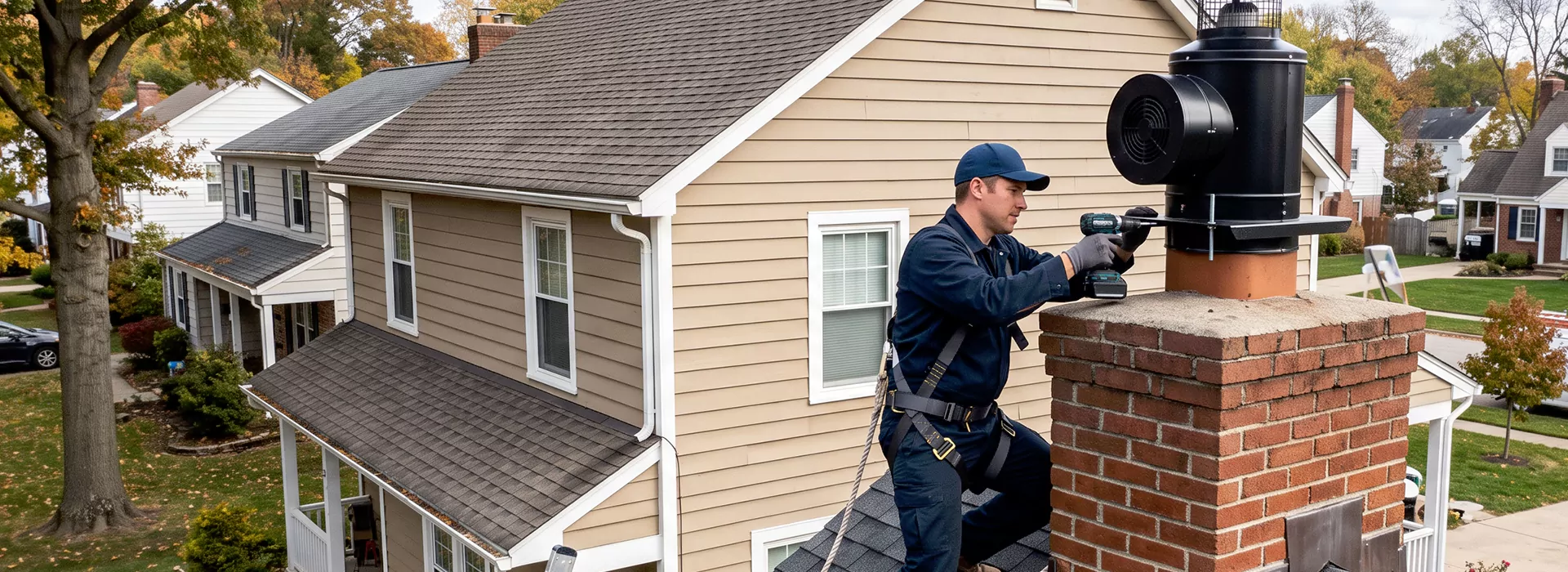 Chimney Fan Installation in Edison, NJ