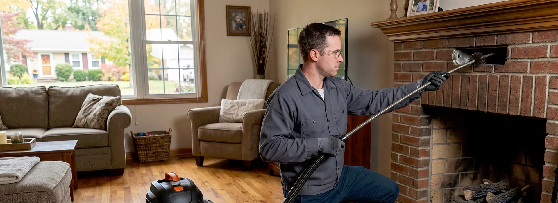 Fireplace Vent Cleaning in Edison, NJ