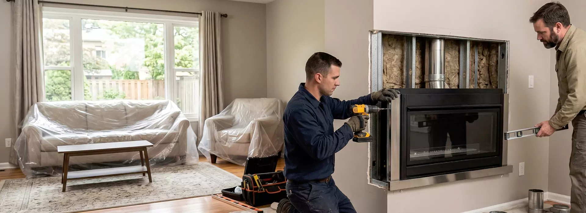 Prefabricated Fireplace Installation in Edison, NJ