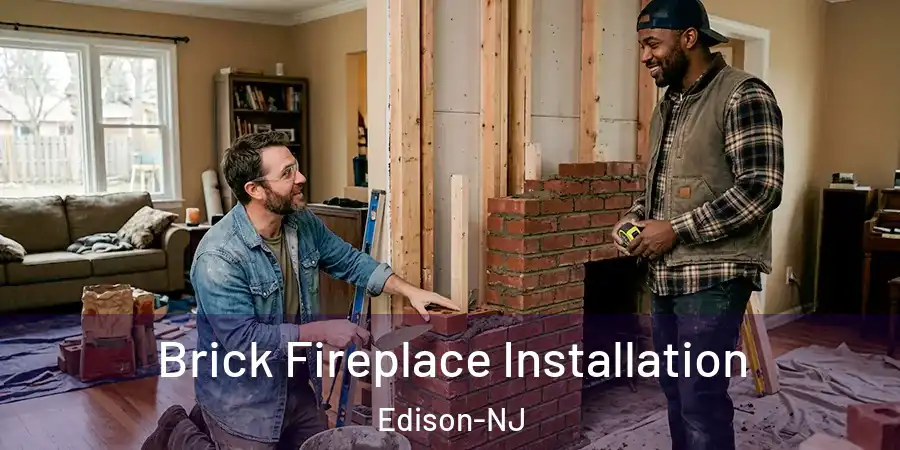  Brick Fireplace Installation Edison-NJ