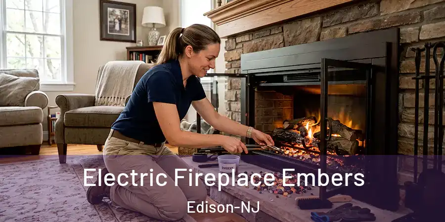  Electric Fireplace Embers Edison-NJ