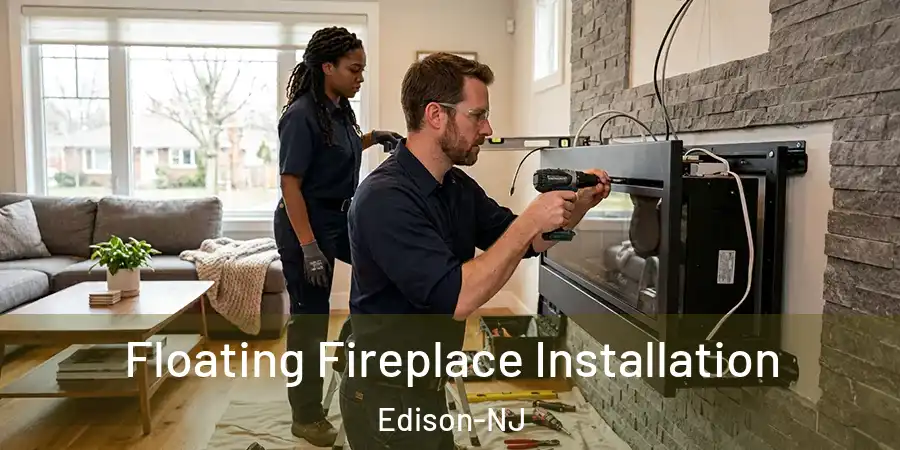  Floating Fireplace Installation Edison-NJ