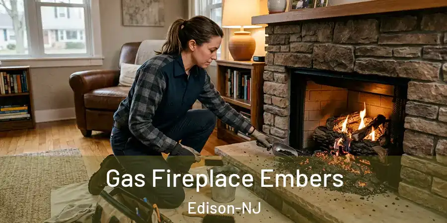 Gas Fireplace Embers Edison-NJ