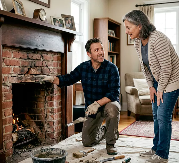 Why Edison Homeowners Choose Our Brick Fireplace Repair Team?