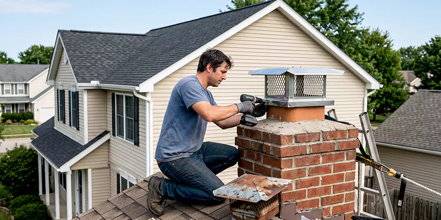 Metal Chimney Cover Replacement Edison