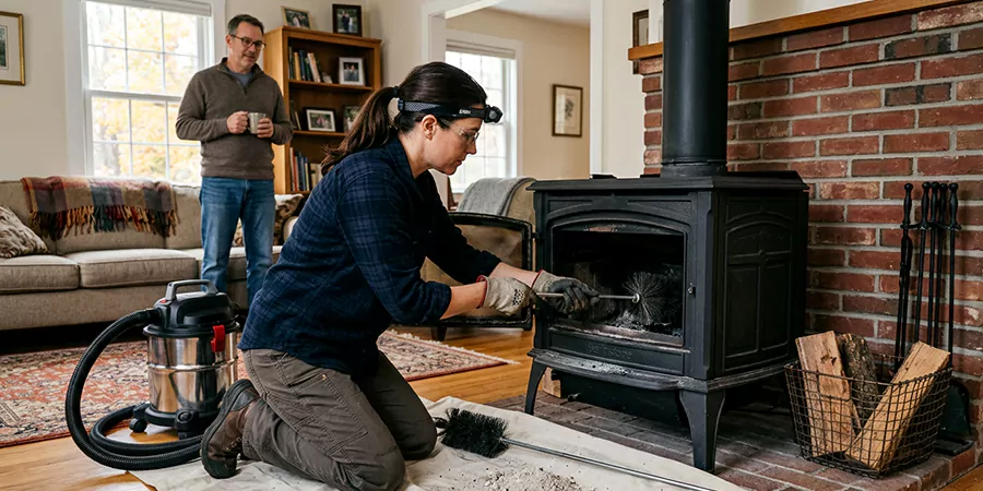 Wood Stove and Pellet Stove Cleaning Service Edison