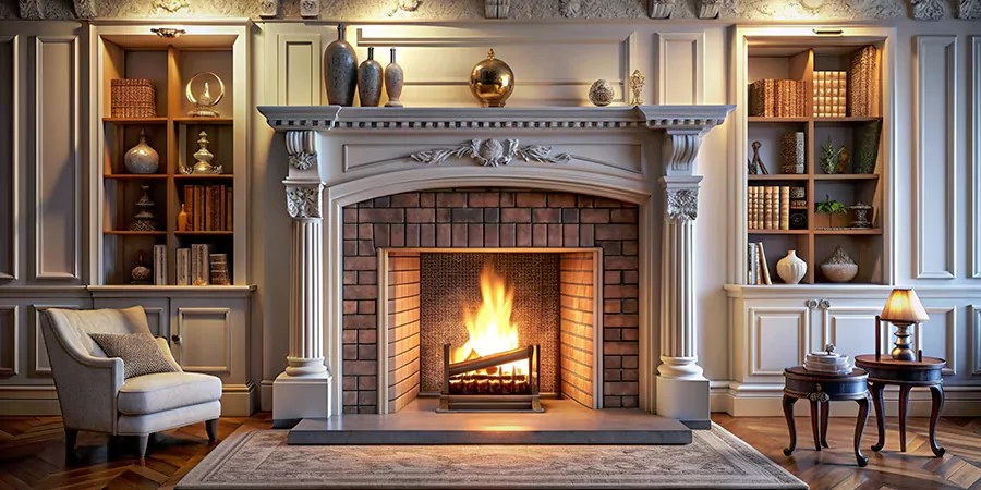 Classic Mantel Decor and Styling Edison