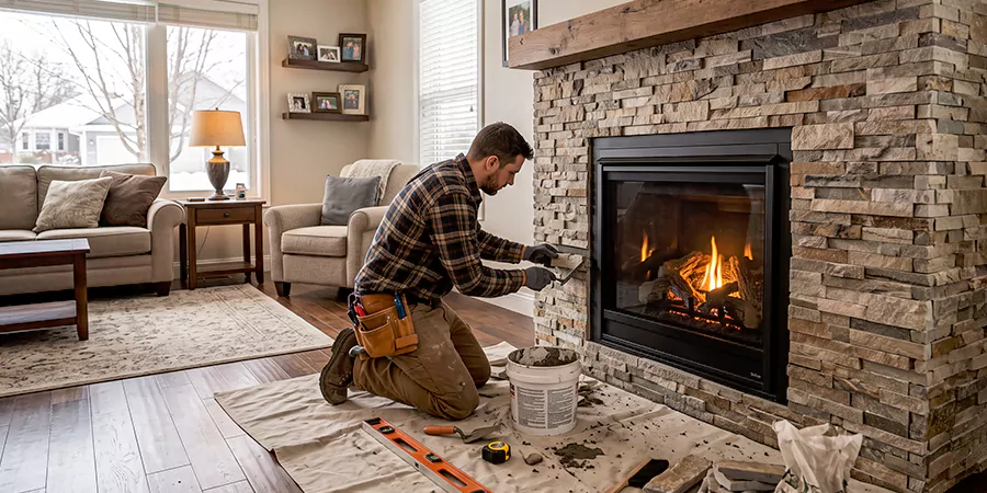 Fireplace Refacing Contractors Edison