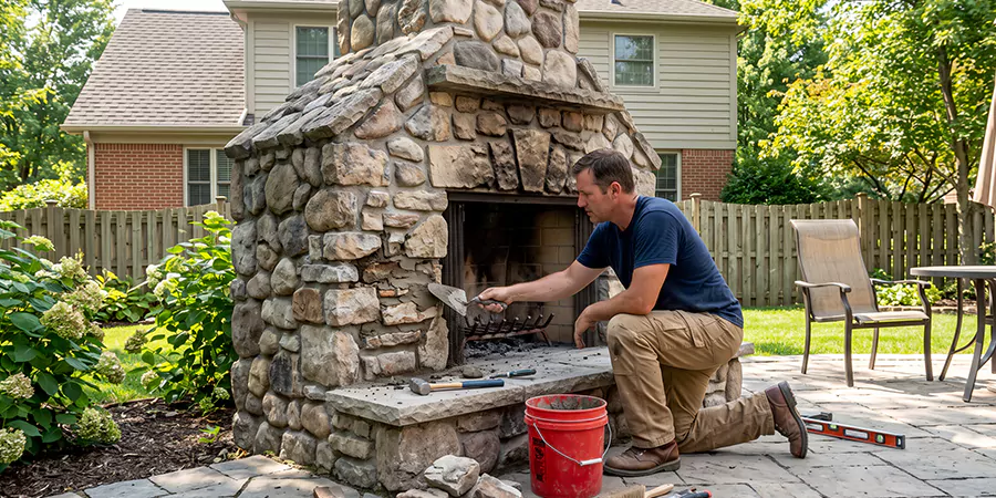 Outdoor Fireplace Repair Edison