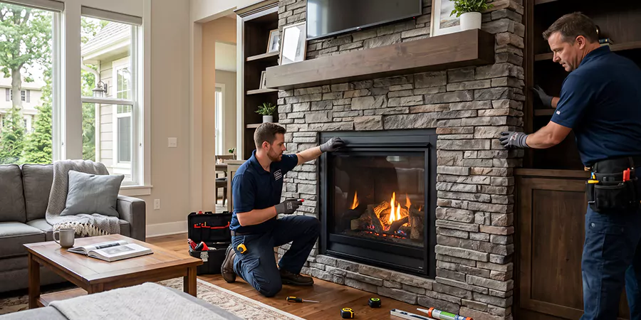 New Fireplace Doors and Replacement Edison